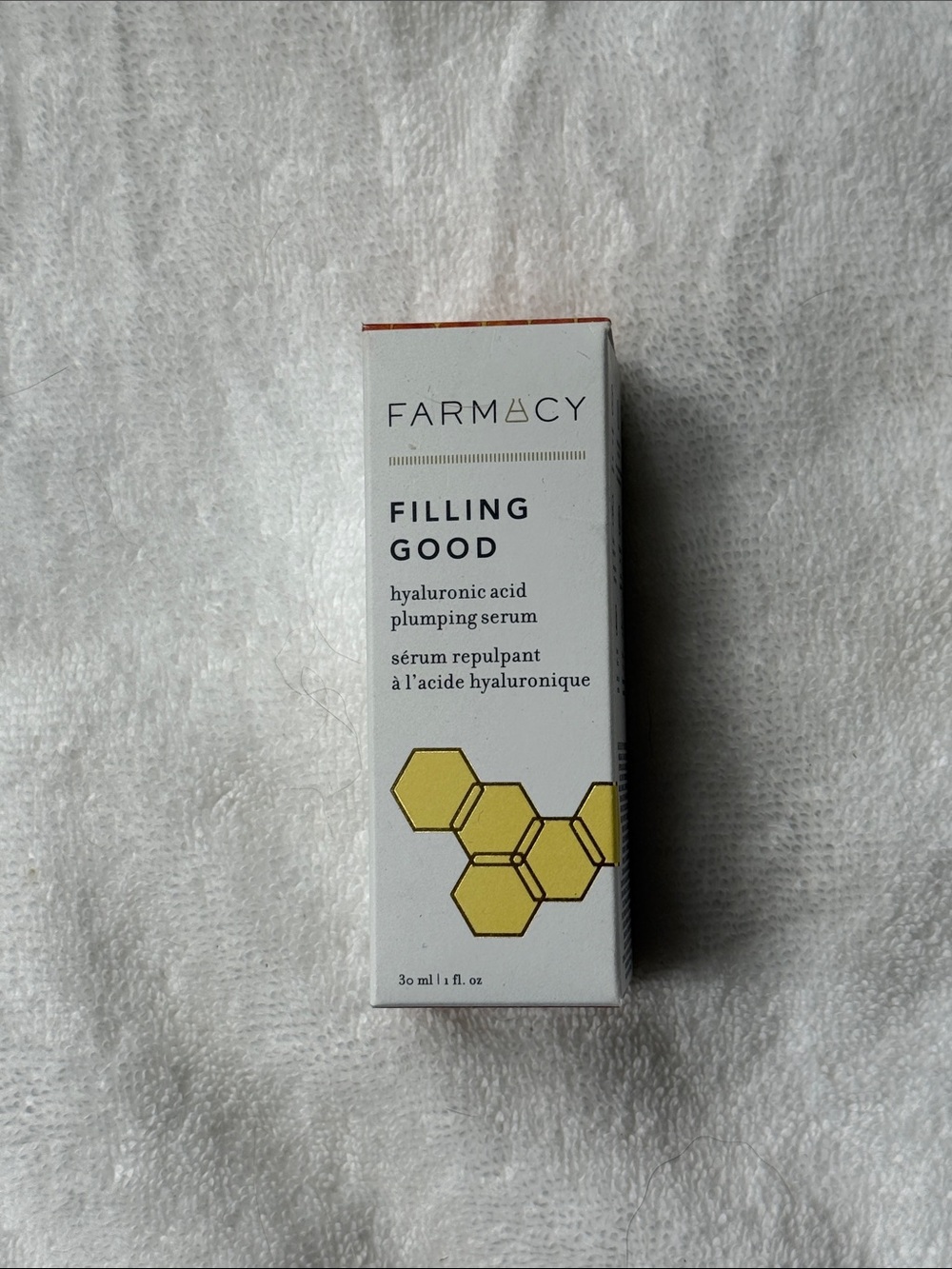 Farmacy Filling Good Hyaluronic Acid Serum — White & Yellow Accent
